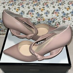 Nine West Women's Rlycool Pointed Toe Leather Heels